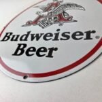 Vintage Budweiser Beer Sign – Adult Beverage Anheuser Busch Porcelain Sign - Image 14