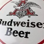 Vintage Budweiser Beer Sign – Adult Beverage Anheuser Busch Porcelain Sign - Image 4