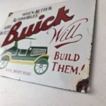Vintage Buick Sign – Porcelain Automobiles Gas Pump Service Dealership Sign - Image 13