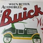 Vintage Buick Sign – Porcelain Automobiles Gas Pump Service Dealership Sign - Image 3