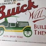 Vintage Buick Sign – Porcelain Automobiles Gas Pump Service Dealership Sign - Image 4