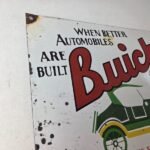 Vintage Buick Sign – Porcelain Automobiles Gas Pump Service Dealership Sign - Image 5