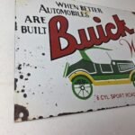 Vintage Buick Sign – Porcelain Automobiles Gas Pump Service Dealership Sign - Image 6