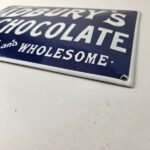Vintage Cadbury's Chocolate Sign – Gas Service Station Pump Porcelain Store Sign - Image 11