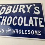 Vintage Cadbury's Chocolate Sign – Gas Service Station Pump Porcelain Store Sign - Image 4