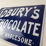 Vintage Cadbury's Chocolate Sign – Gas Service Station Pump Porcelain Store Sign - Image 8