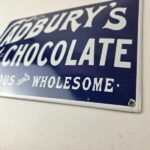 Vintage Cadbury's Chocolate Sign – Gas Service Station Pump Porcelain Store Sign - Image 9