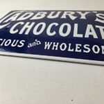 Vintage Cadbury's Chocolate Sign – Gas Service Station Pump Porcelain Store Sign - Image 10