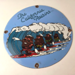 Vintage California Raisins Sign – Surfing Porcelain Musical Blues Toys Gas Sign - Image 15