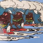 Vintage California Raisins Sign – Surfing Porcelain Musical Blues Toys Gas Sign - Image 4