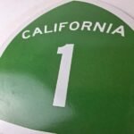 Vintage California State Route 1 Sign – Porcelain Highway Pacific Coast Gas Sign - Image 4