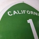 Vintage California State Route 1 Sign – Porcelain Highway Pacific Coast Gas Sign - Image 5
