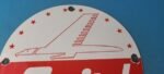 Vintage Capital Airlines Sign – United Aviation DC-3 Gas Pump Porcelain Sign - Image 3