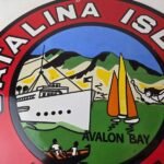 Vintage Catalina Island California Sign – Gas Pump Porcelain Advertising Sign - Image 3