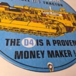 Vintage Caterpillar Sign – Diesel Trucks Service Gas Pump Porcelain Sign - Image 11