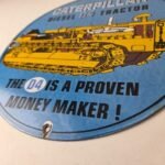 Vintage Caterpillar Sign – Diesel Trucks Service Gas Pump Porcelain Sign - Image 14