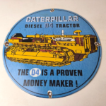 Vintage Caterpillar Sign – Diesel Trucks Service Gas Pump Porcelain Sign - Image 15