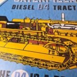 Vintage Caterpillar Sign – Diesel Trucks Service Gas Pump Porcelain Sign - Image 3