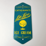 Vintage Catignani's Ice Cream Porcelain Sign – Dairy Milk Service Gas Pump Sign - Image 13