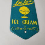 Vintage Catignani's Ice Cream Porcelain Sign – Dairy Milk Service Gas Pump Sign - Image 7
