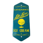 Vintage Catignani's Ice Cream Porcelain Sign – Dairy Milk Service Gas Pump Sign - Image 2
