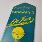 Vintage Catignani's Ice Cream Porcelain Sign – Dairy Milk Service Gas Pump Sign - Image 8