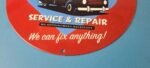 Vintage Chevrolet Sign – Garage Automobile Motors Repairs Porcelain Sign - Image 12