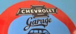 Vintage Chevrolet Sign – Garage Automobile Motors Repairs Porcelain Sign - Image 5