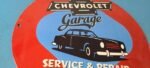 Vintage Chevrolet Sign – Garage Automobile Motors Repairs Porcelain Sign - Image 6