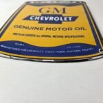 Vintage Chevrolet Sign – General Motors Oil Can Gas Pump Porcelain Sign - Image 10