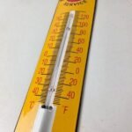 Vintage Chevrolet Sign – Super Service Gas Pump Sign on Porcelain Thermometer - Image 13