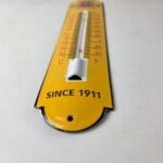 Vintage Chevrolet Sign – Super Service Gas Pump Sign on Porcelain Thermometer - Image 10