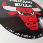 Vintage Chicago Bulls Sign – NBA Basketball Stadium Porcelain Gas Pump Sign - Image 11
