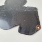 Vintage Chillard Ice Sign – Ice Cubes Chilly Willy Gas Service Porcelain Sign - Image 8