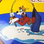 Vintage Chub Bait Caster Lures Sign – Cabin Fishing Porcelain Gas Pump Sign - Image 3