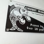 Vintage Chubby Minnow Sign – Fishing Lure Advertisement Porcelain Gas Pump Sign - Image 6