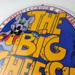Vintage Chuck E Cheese Sign – Porcelain Gas Pump Service Station Sign - Image 12