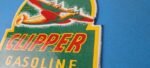 Vintage Clipper Gasoline Sign – Aircraft Airplane Gas Pump Porcelain Sign - Image 9