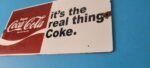 Vintage Coca Cola Porcelain Sign – Coke Soda Bottles Gas Pump Service Sign - Image 10