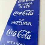 Vintage Coca Cola Porcelain Sign – Drink Soda Bottles Gas Pump Service Sign - Image 14