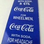 Vintage Coca Cola Porcelain Sign – Drink Soda Bottles Gas Pump Service Sign - Image 5