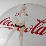 Vintage Coca Cola Porcelain Sign – Gas Pump Bottling Service Soda Beverage Sign - Image 12