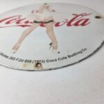 Vintage Coca Cola Porcelain Sign – Gas Pump Bottling Service Soda Beverage Sign - Image 10
