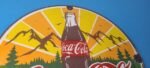 Vintage Coca Cola Porcelain Sign – Shop Soda Bottles Gas Pump Service Sign - Image 5