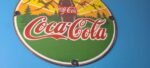 Vintage Coca Cola Porcelain Sign – Shop Soda Bottles Gas Pump Service Sign - Image 7