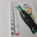 Vintage Coca Cola Porcelain Sign – Soda Gas Pump Ad Thermometer Sign - Image 6