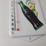 Vintage Coca Cola Porcelain Sign – Soda Gas Pump Ad Thermometer Sign - Image 7