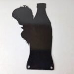 Vintage Coca Cola Sign – Glass Bottle Boy Gas Pump Porcelain Sign - Image 7