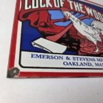 Vintage Cock of The Woods Sign – Axe Service Station Knife Store Gas Pump Sign - Image 11