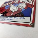 Vintage Cock of The Woods Sign – Axe Service Station Knife Store Gas Pump Sign - Image 14